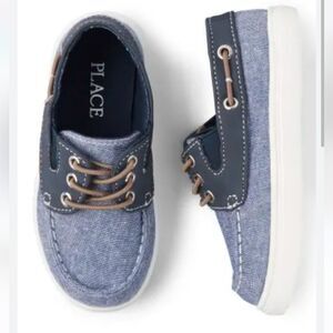 The Children’s PlaceToddler Boys Chambray Boat Shoes - Navy toddler size…